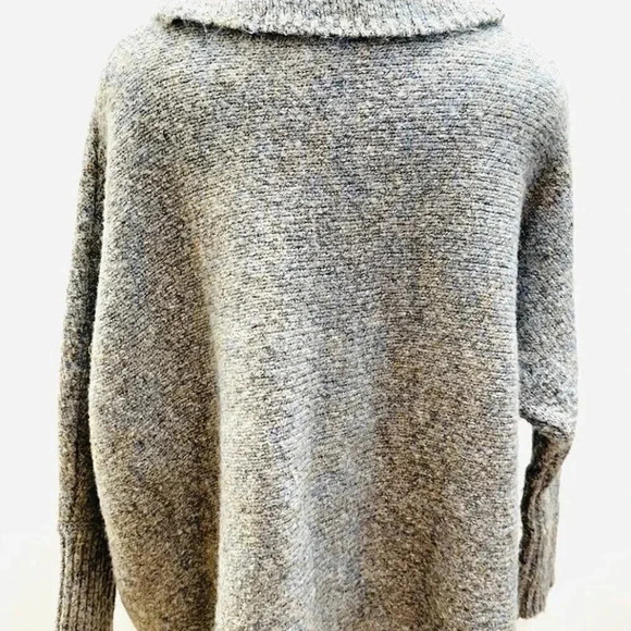 JESSICA SIMPSON Women Long Sleeve Pull-Over Turtle Neck Gray/Blu Sweater Sz XS - Picture 8 of 14
